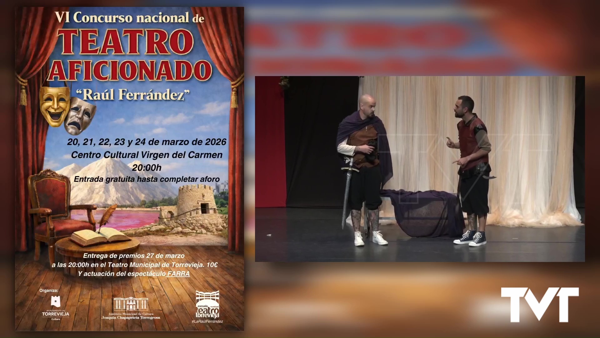 Imagen de 52 compañías se han presentado al VI Concurso Nacional de teatro aficionado «Raúl Ferrández»