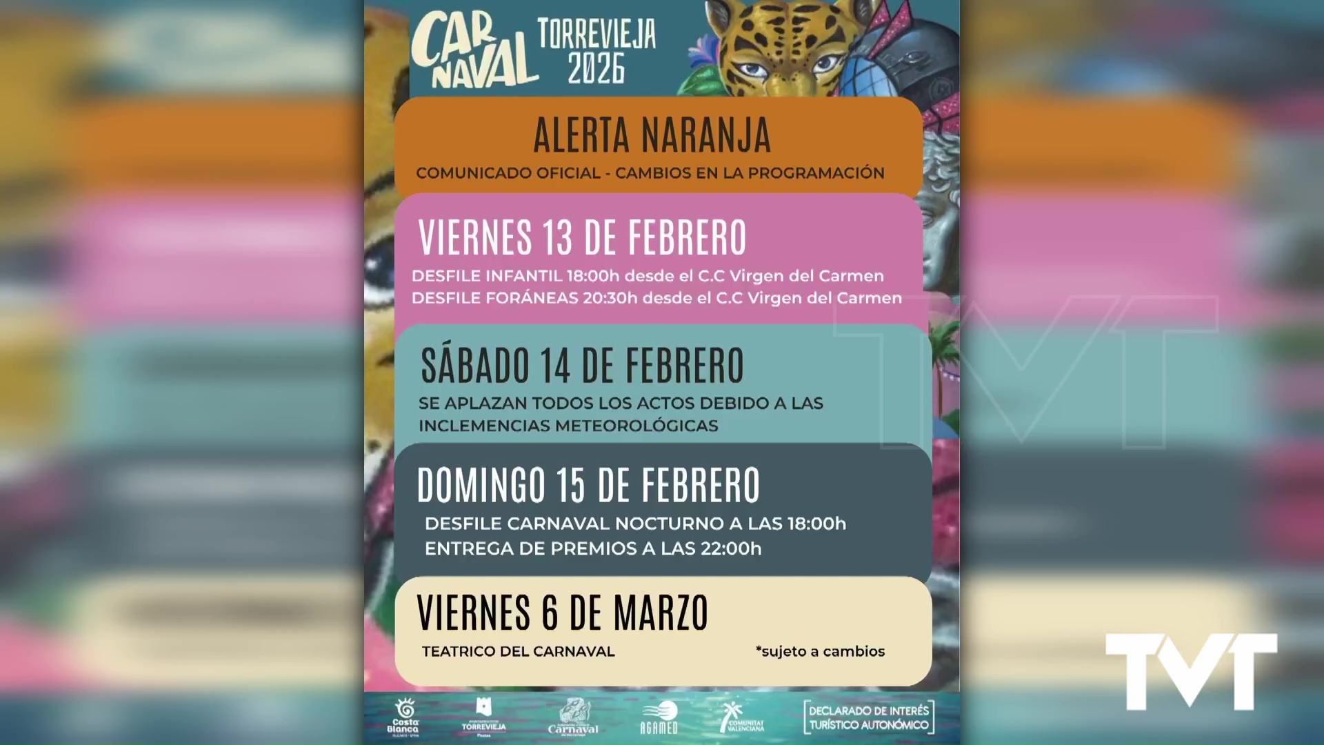 Imagen de Se aplaza al domingo 15 el gran desfile nocturno de Carnaval