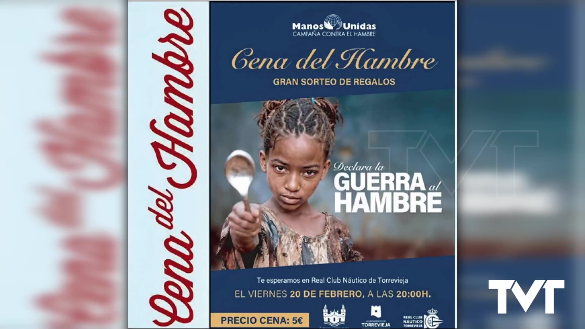 Imagen de La Cena del hambre se celebrará el 20 de febrero en el RCNT