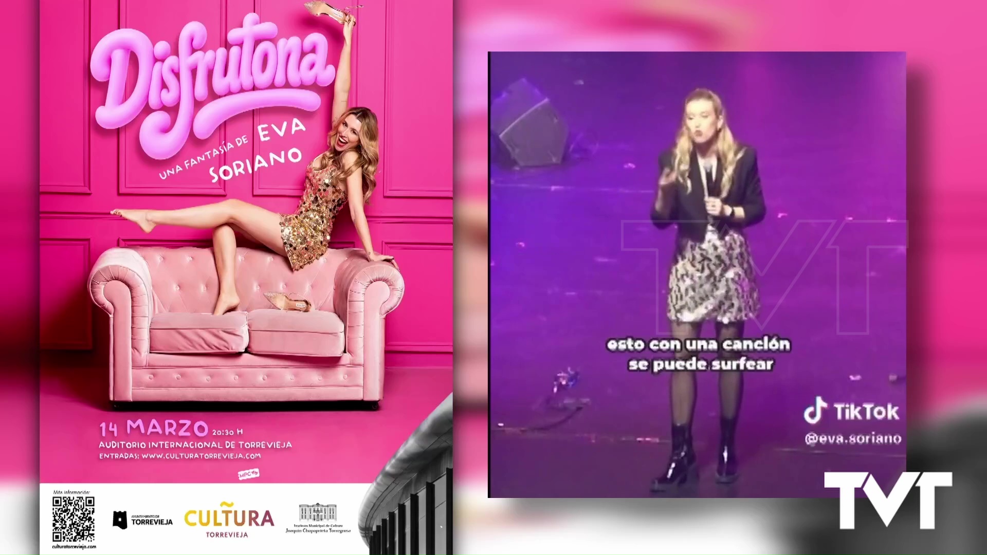 Imagen de Eva Soriano presentará «Disfrutona» el 14 de marzo en el Auditorio Internacional de Torrevieja