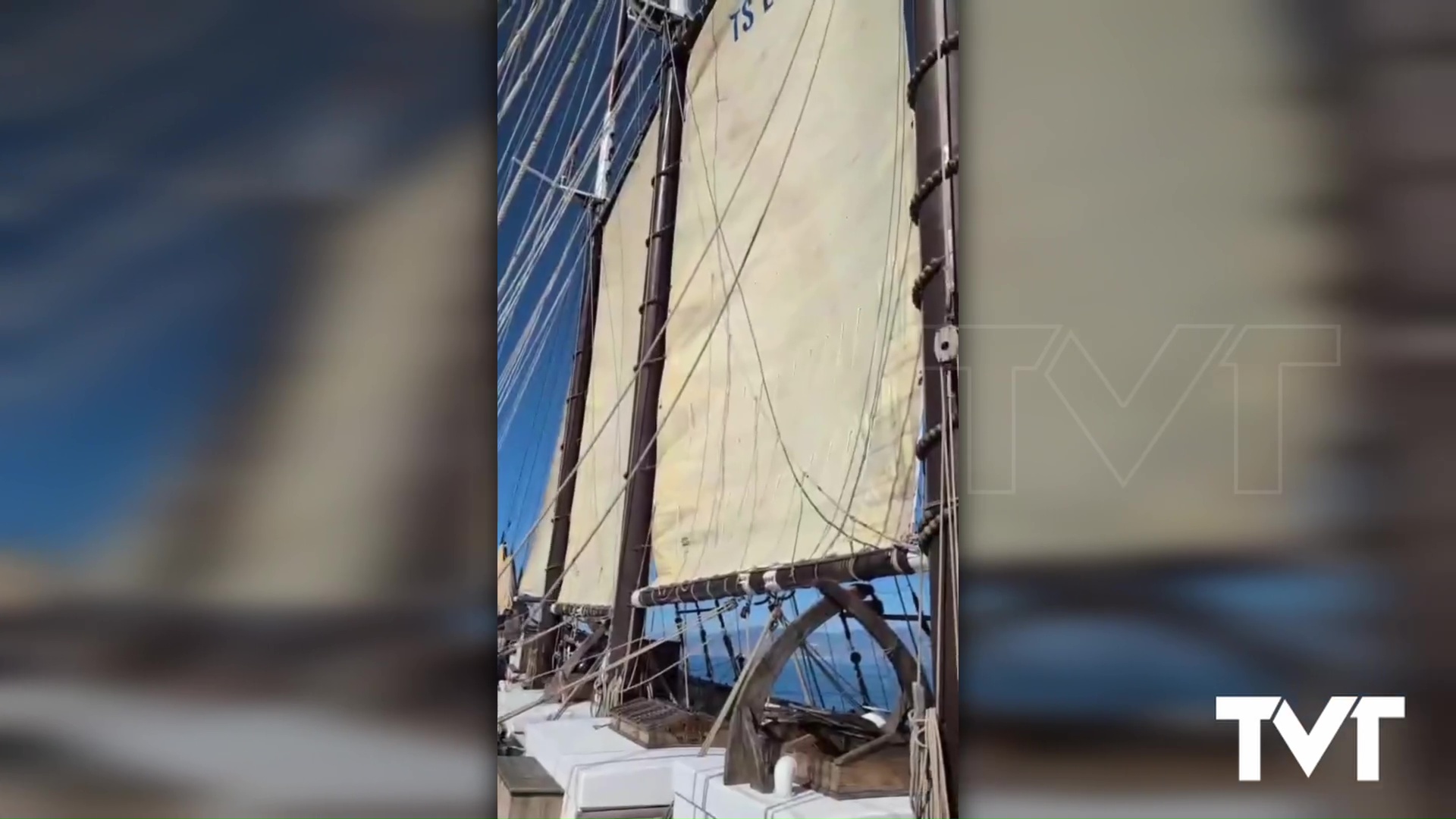 Imagen de El pailebote Pascual Flores rumbo a Motril