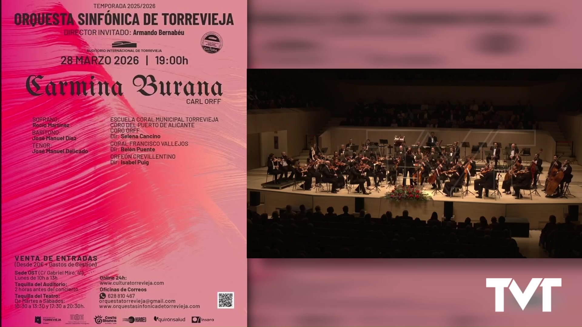 Imagen de Una coproducción conjunta del IMC y la OST llegará al Auditorio Internacional el 28 de marzo con el concierto Carmina Burana