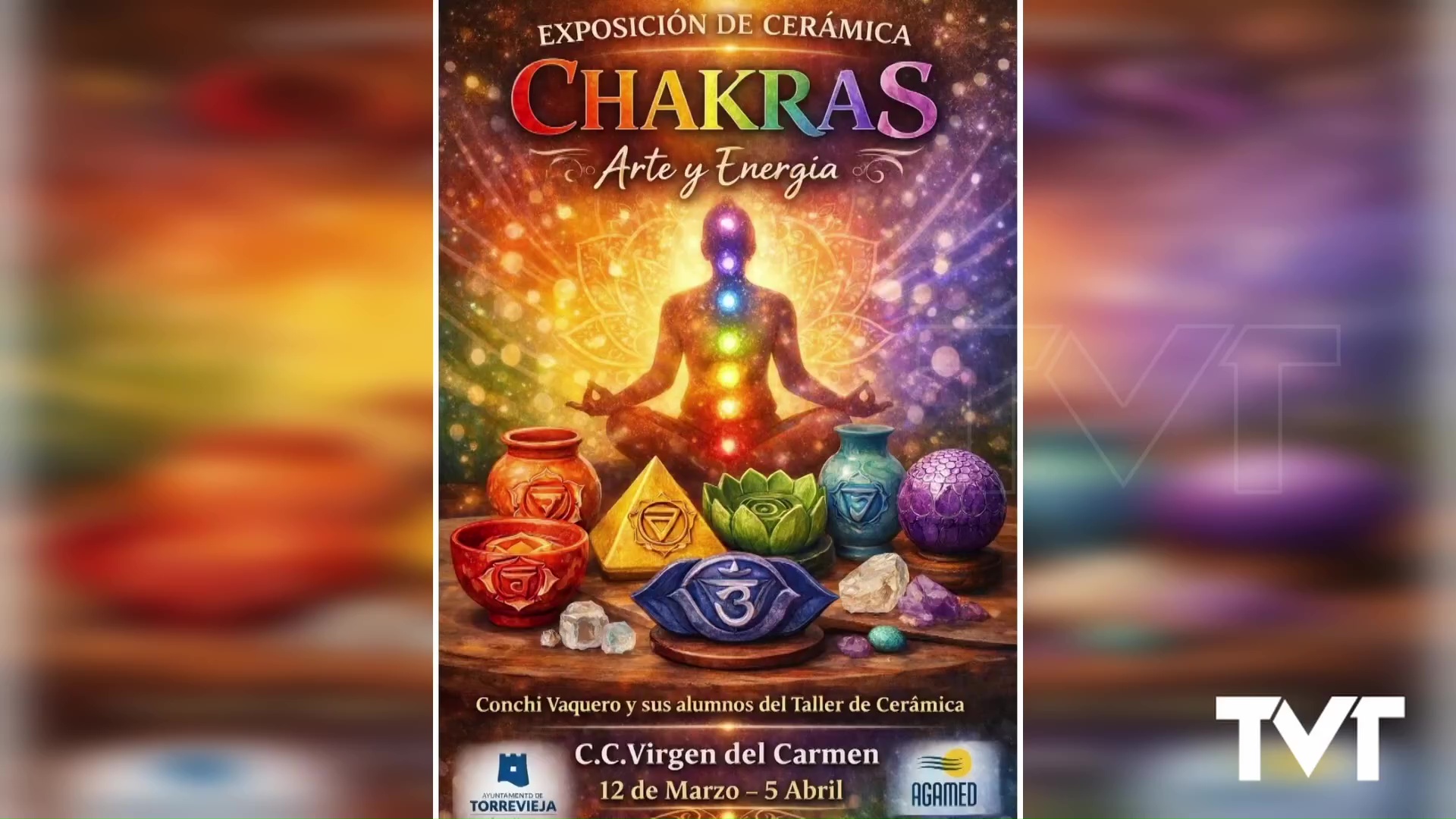 Imagen de Del 12 de marzo al 5 de abril se expone en el Centro Cultural la muestra «Chakras: arte y energía»