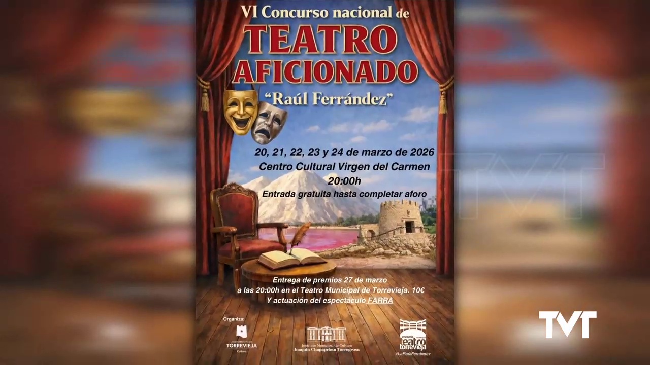Imagen de Cinco compañías procedentes de Elche, Palencia, Salamanca, Madrid y San Javier son las seleccionadas en el VI Concurso Nacional de Teatro Aficionado «Raúl Ferrández»