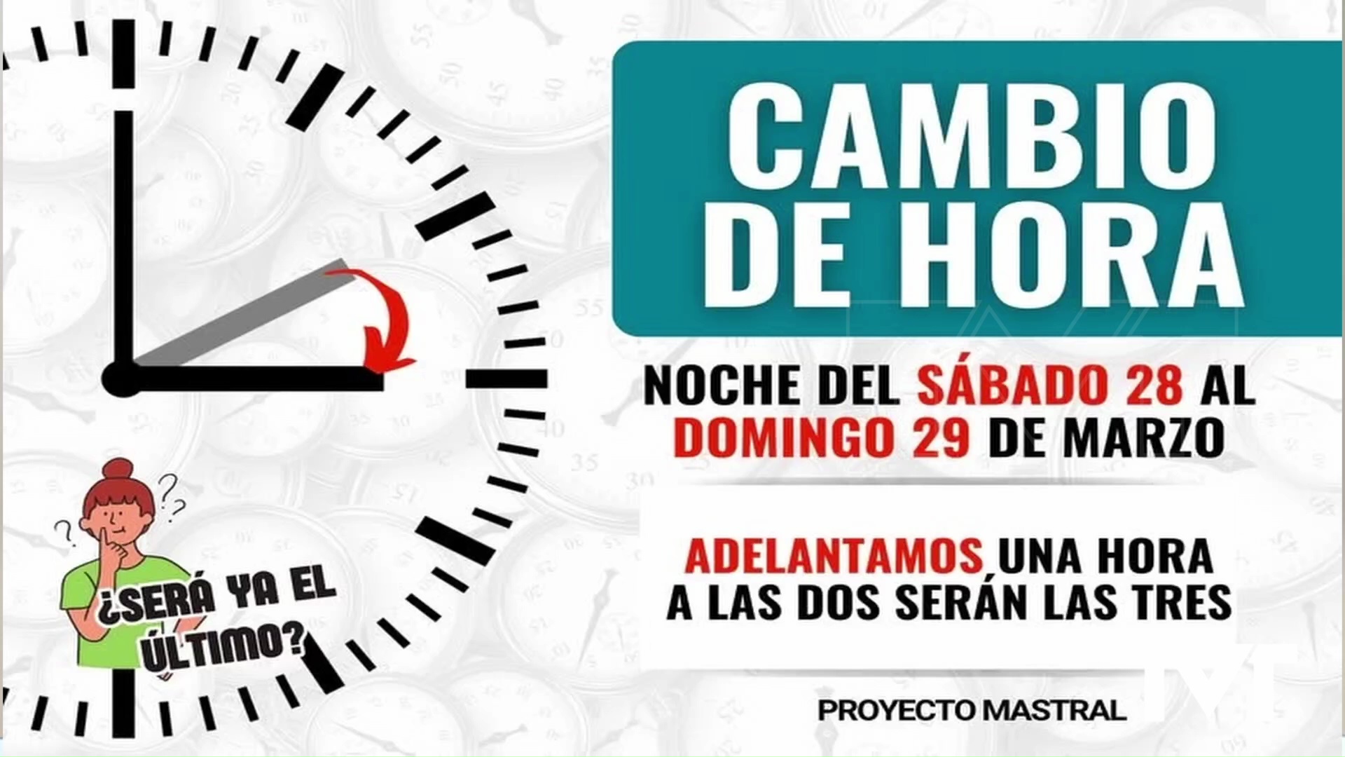 Imagen de Este fin de semana llega el cambio de hora. Toca adelantar los relojes