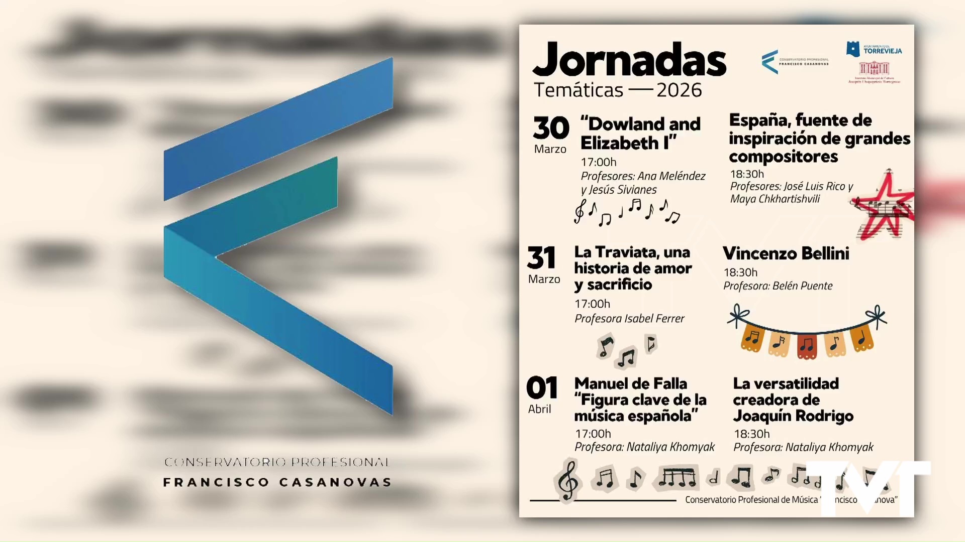 Imagen de El Conservatorio organiza unas Jornadas Temáticas dedicadas a grandes compositores 