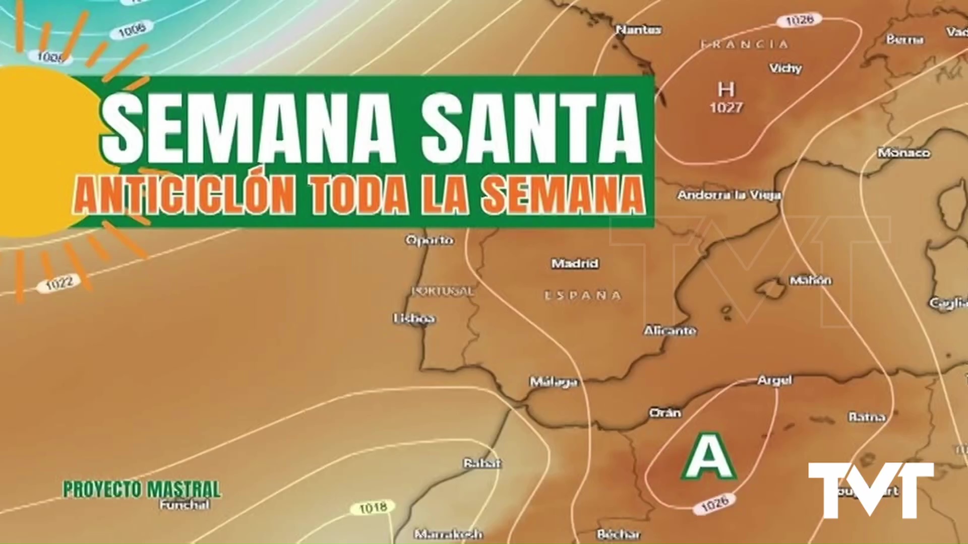 Imagen de Anticiclón toda la Semana Santa