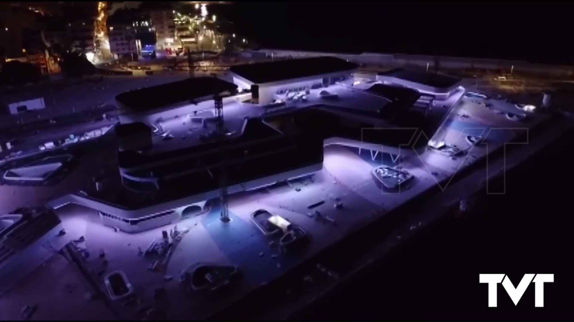 Imagen de Un viaje nocturno por Paseo del Mar. Comienzan las pruebas de iluminación