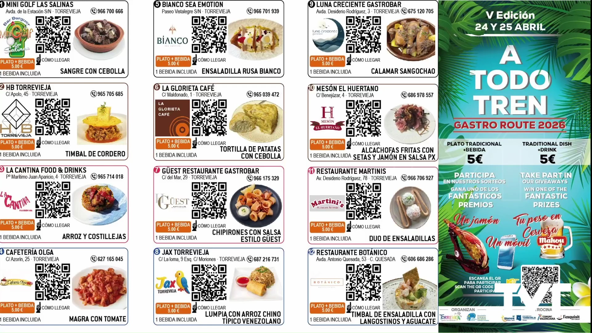 Imagen de La V Edición de «A Todo Tren» llega con la Gastro Route 2026