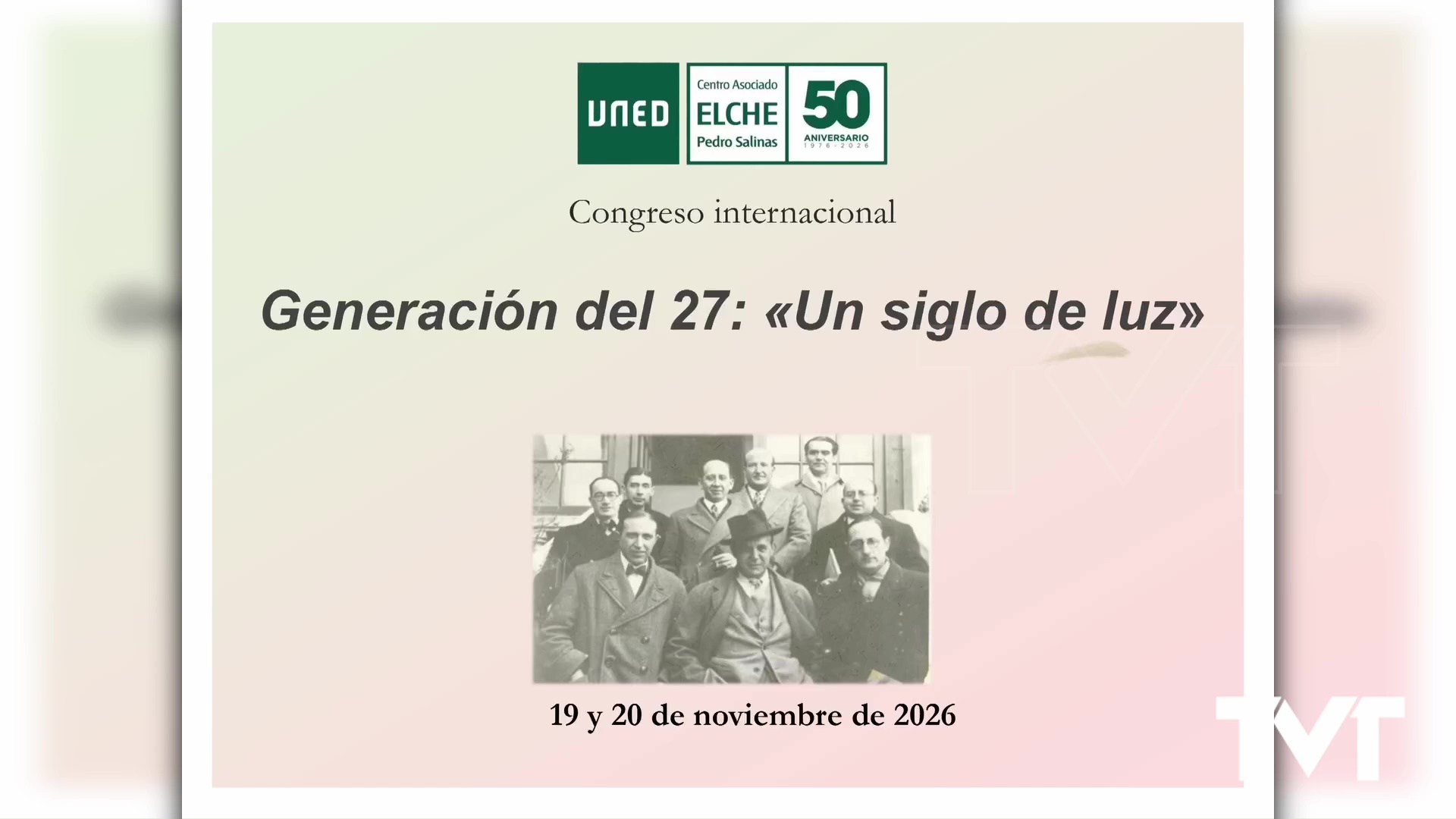 Imagen de La UNED de Torrevieja y Elche comienzan los preparativos del I Congreso internacional dedicado a la Generación del 27: «Un siglo de luz»
