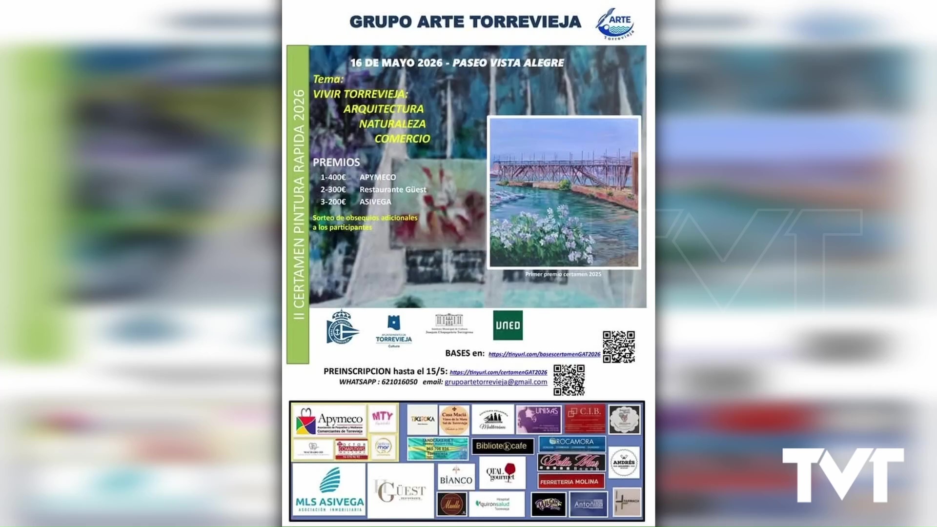 Imagen de Grupo Arte convoca su II Certamen de Pintura Rápida Paseo Vista Alegre