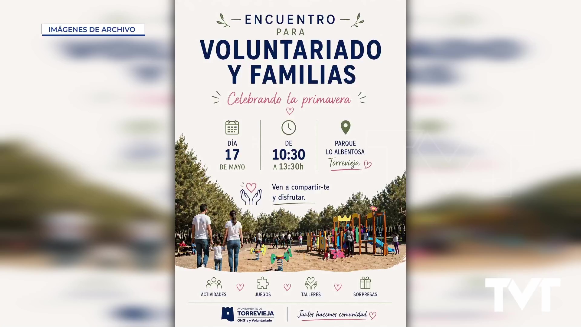 Imagen de «Celebrando la primavera». Encuentro para reconocer la labor esencial del voluntariado en Torrevieja