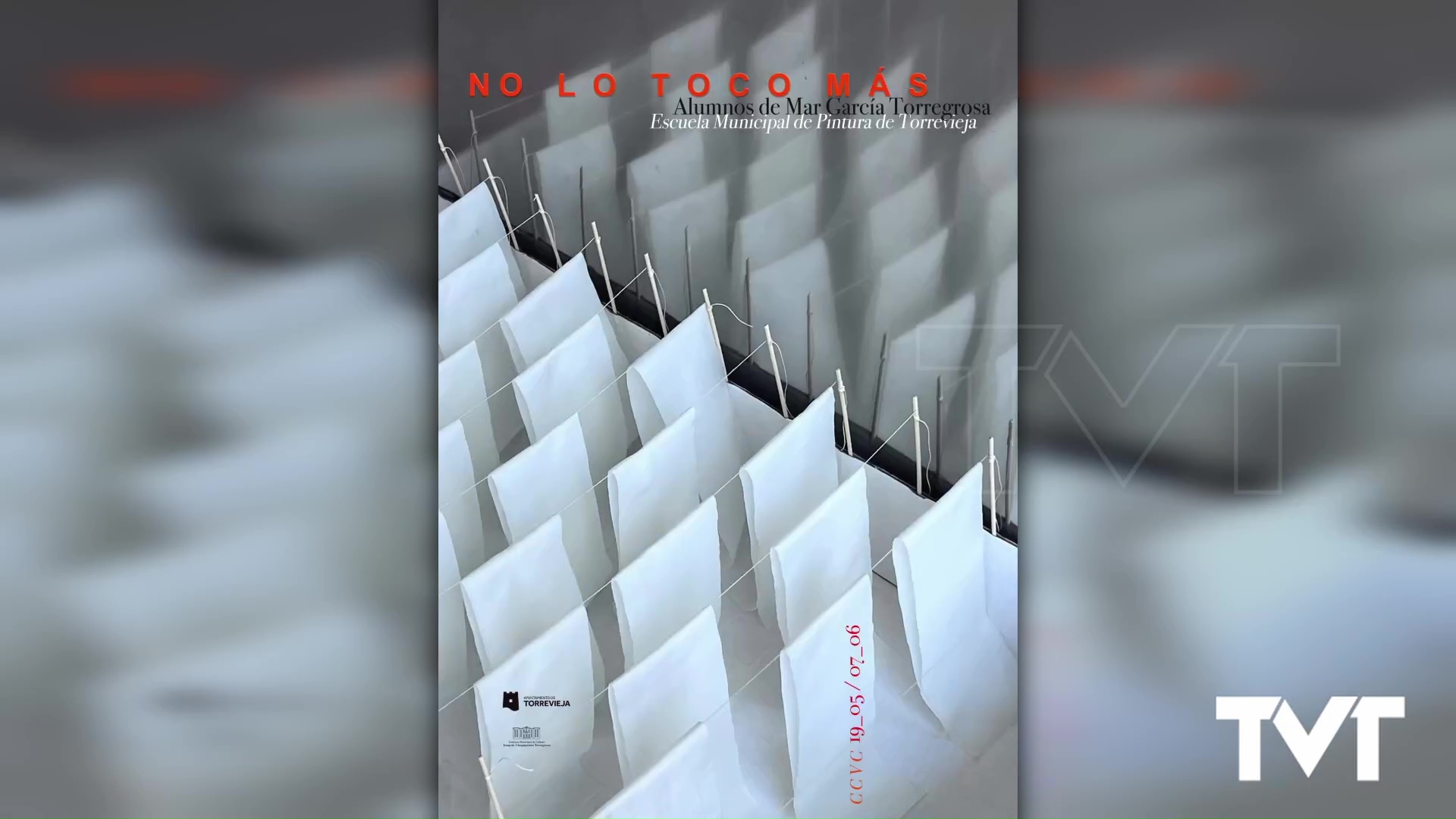 Imagen de “No lo toco más”, una exposición colectiva que explora el arte como diálogo entre el artista y la materia