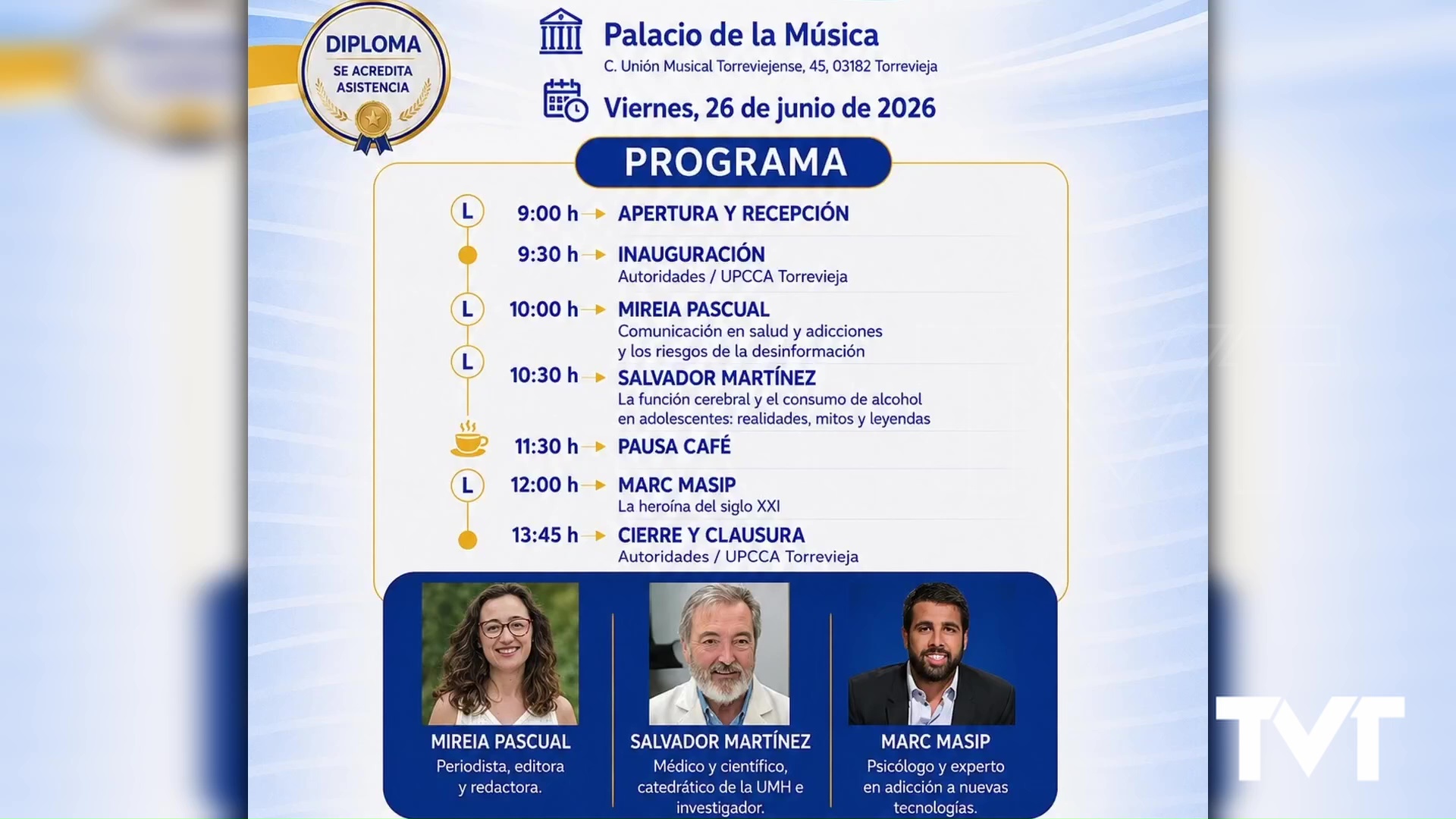 Imagen de Profesionales de reconocido prestigio participaran en la I Jornada de prevención de adicciones organizada por la UPCCA