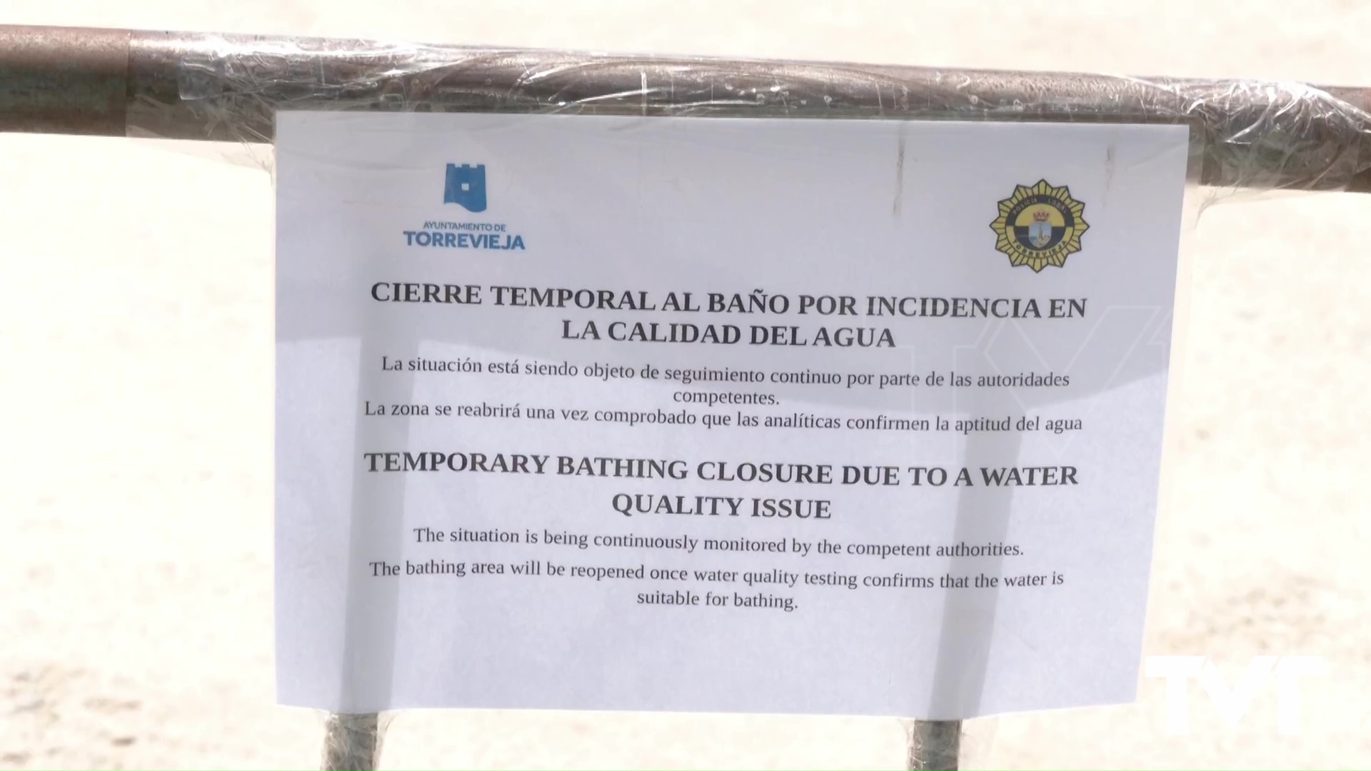 Imagen de El ayuntamiento clausura temporalmente la zona de baño de las piscinas naturales del Paseo Juan Aparicio