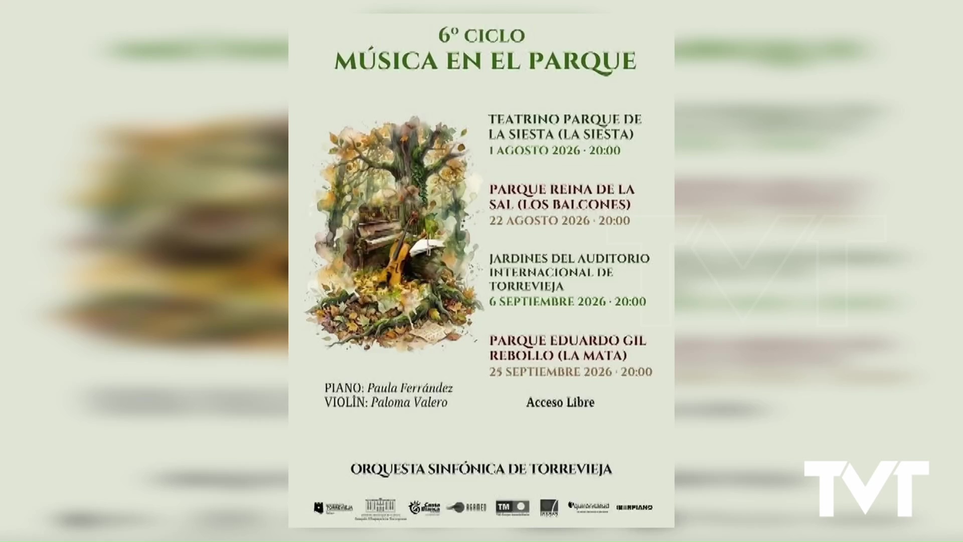 Imagen de VI Ciclo Música en el Parque con la OST